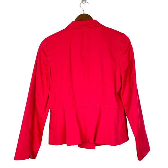 Talbots | Dark Strawberry Pink Double Button Career Blazer - Picture 2 of 9